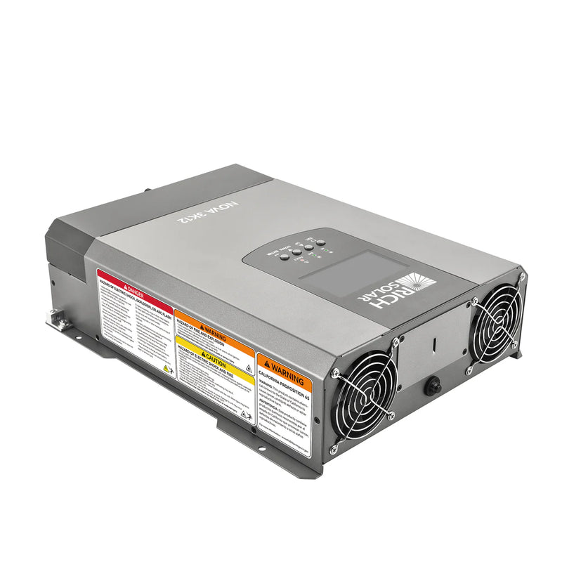 Load image into Gallery viewer, Rich Solar NOVA 3K12 | 3000W 12V Pure Sine Wave Inverter with Built-in Transfer Switch | UL458 Certified for RVs, Campers, Trailers, Vans RS-V3P12TS
