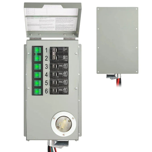 Nature's Generator 120V/240V 30A 6-Circuit Non-Automatic Transfer Switch NGPHPTK