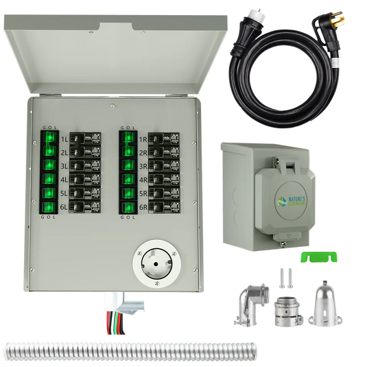 Nature Generator's 12-Circuit 120/240V 50A Non-Automatic Transfer Switch NGPHPTK3
