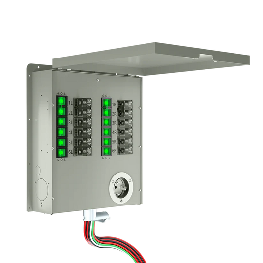 Nature Generator's 12-Circuit 120/240V 50A Non-Automatic Transfer Switch NGPHPTK3