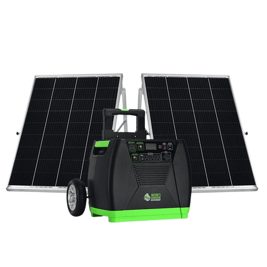 Nature's Generator Elite + 2X100W Rigid Panel HKNGAUEL