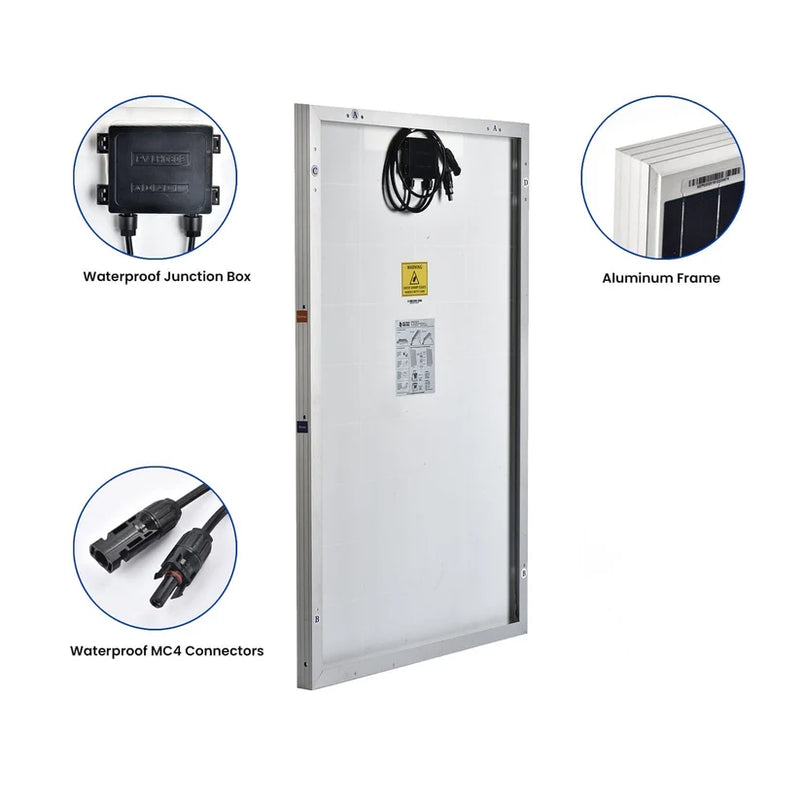 Load image into Gallery viewer, Nature's Generator 200W Rigid Solar Panels w/ cable and connector HKNGPNKT5
