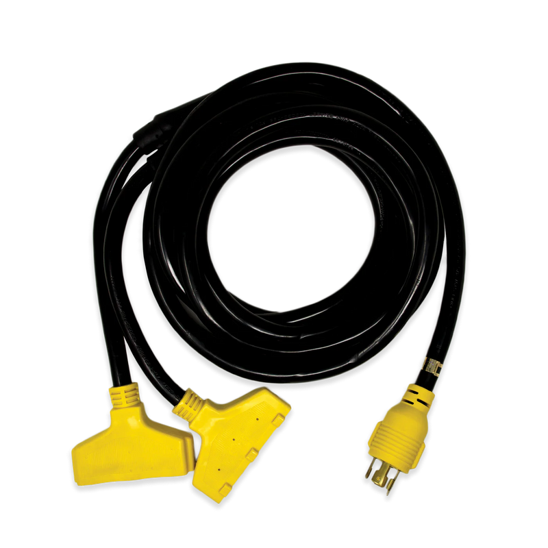 Load image into Gallery viewer, Firman Power Cord, L14-30P to (6) 5-20R, 18 ft 1135
