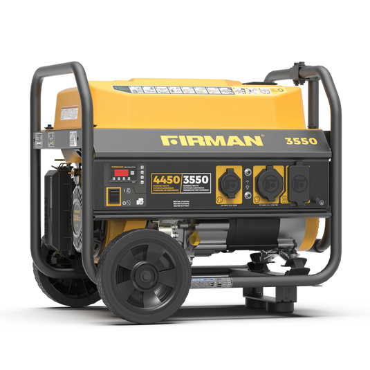 Firman Gas Portable Generator 4450W Recoil Start 120V p03502 - Backup Generator Store