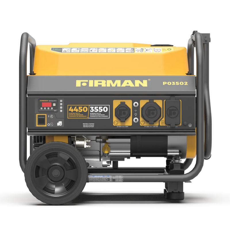 Load image into Gallery viewer, Firman Gas Portable Generator 4450W Recoil Start 120V p03502 - Backup Generator Store
