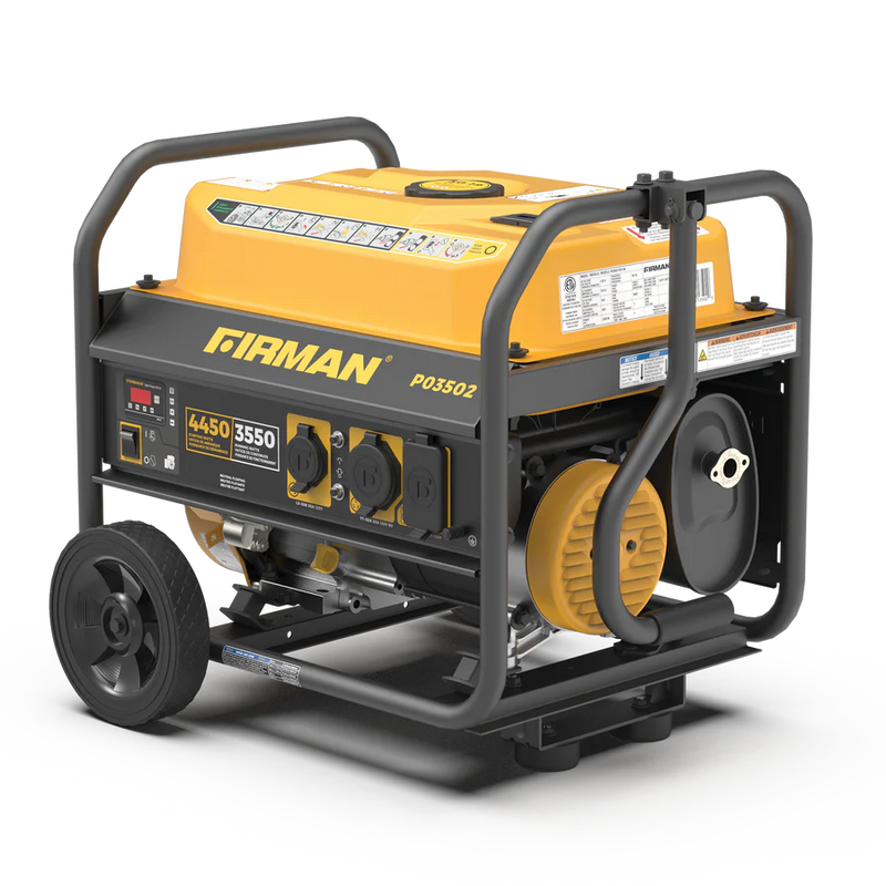 Load image into Gallery viewer, Firman Gas Portable Generator 4450W Recoil Start 120V p03502 - Backup Generator Store
