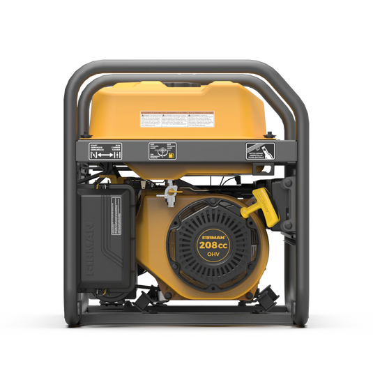 Firman Gas Portable Generator 4550W Recoil Start p03607 - Backup Generator Store