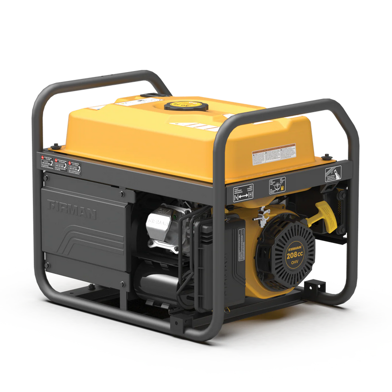 Load image into Gallery viewer, Firman Gas Portable Generator 4550W Recoil Start p03607 - Backup Generator Store

