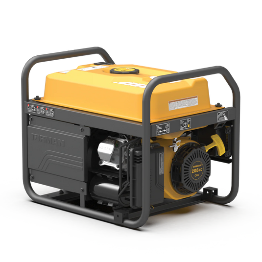 Firman Gas Portable Generator 4550W Recoil Start p03607 - Backup Generator Store