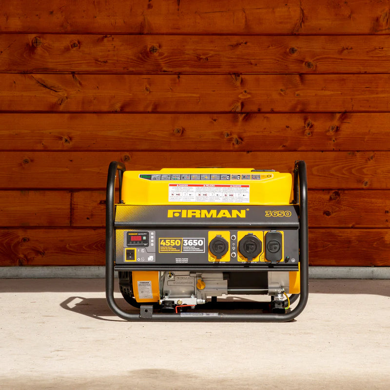 Load image into Gallery viewer, Firman Gas Portable Generator 4550W Recoil Start p03607 - Backup Generator Store
