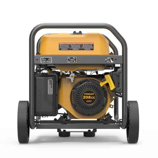 Friman Gas Portable Generator 4550W Recoil Start 120V with CO Alert p03613 - Backup Generator Store