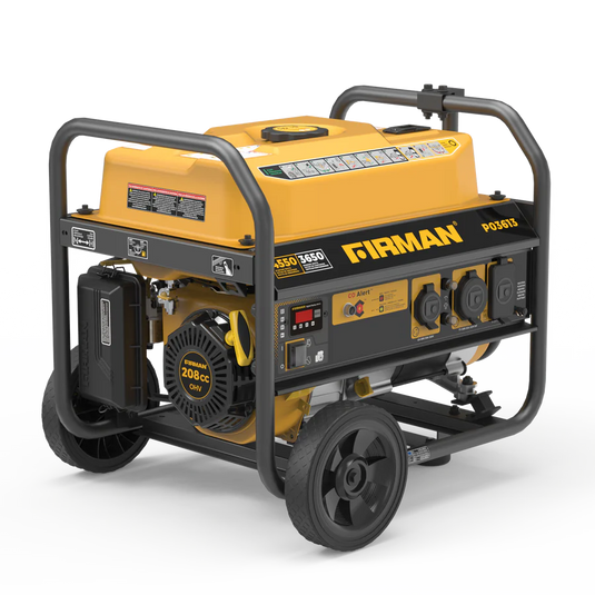 Friman Gas Portable Generator 4550W Recoil Start 120V with CO Alert p03613 - Backup Generator Store
