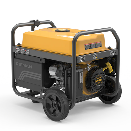 Friman Gas Portable Generator 4550W Recoil Start 120V with CO Alert p03613 - Backup Generator Store