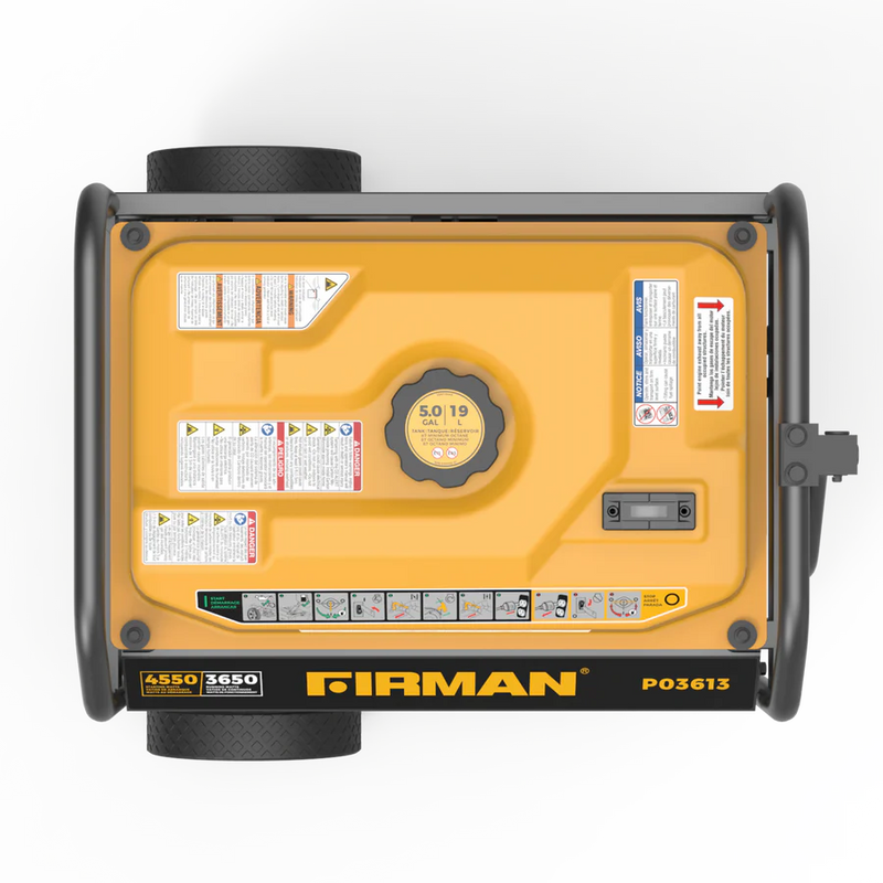 Load image into Gallery viewer, Friman Gas Portable Generator 4550W Recoil Start 120V with CO Alert p03613 - Backup Generator Store
