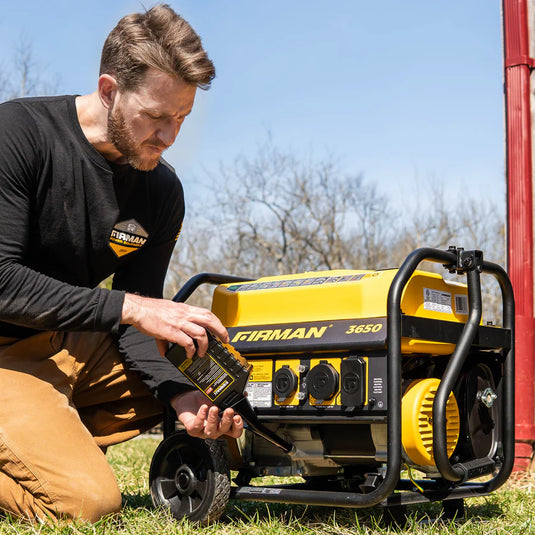 Friman Gas Portable Generator 4550W Recoil Start 120V with CO Alert p03613 - Backup Generator Store