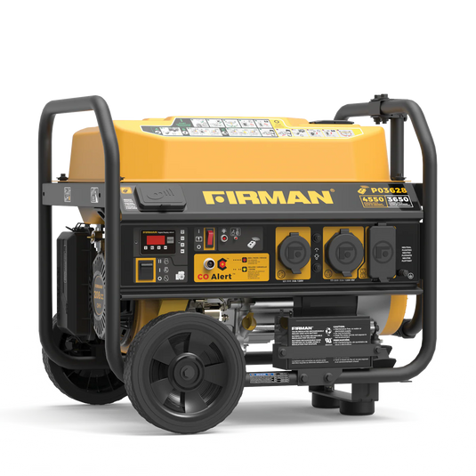 Firman Gas Portable Generator 4550W Remote Start with CO Alert p03628 - Backup Generator Store