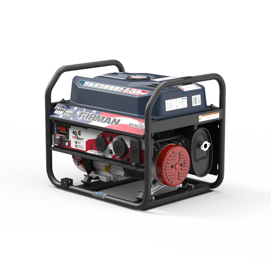 Firman Gas Portable Generator 4550/3650W Recoil Start With CO Alert Stars & Stripes p03630