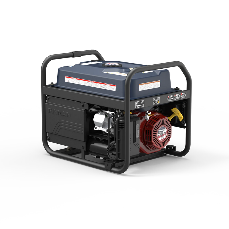 Load image into Gallery viewer, Firman Gas Portable Generator 4550/3650W Recoil Start With CO Alert Stars &amp; Stripes p03630
