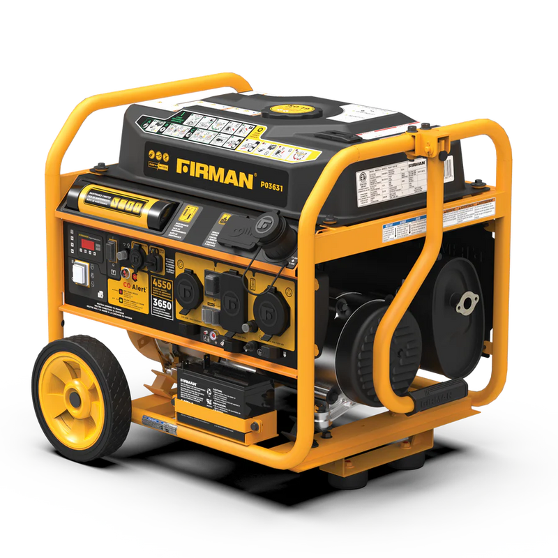Load image into Gallery viewer, Firman Gas Portable Generator 4550W Remote Start 120/240V with CO alert p03631 - Backup Generator Store
