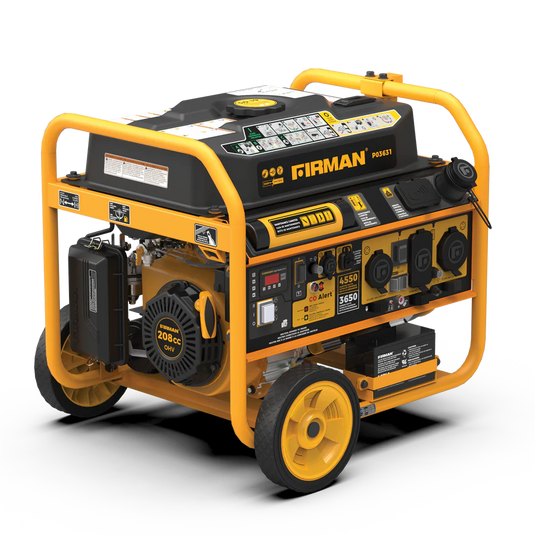Firman Gas Portable Generator 4550W Remote Start 120/240V with CO alert p03631 - Backup Generator Store