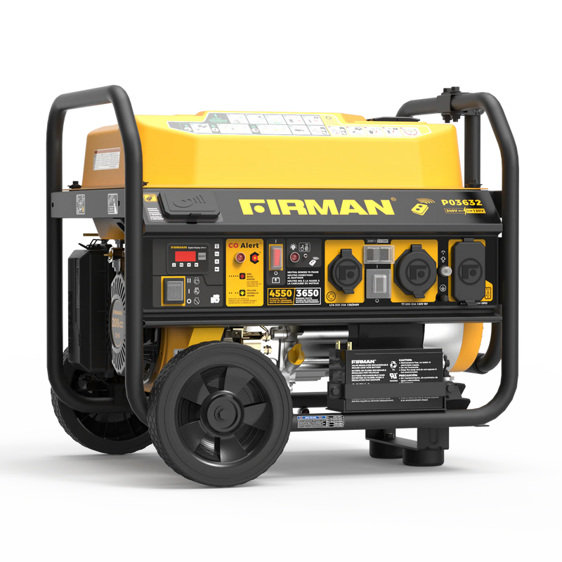 Load image into Gallery viewer, Firman Gas Portable Generator 4550/3650W Remote Start 120/240V CO Alert  p03632 - Backup Generator Store
