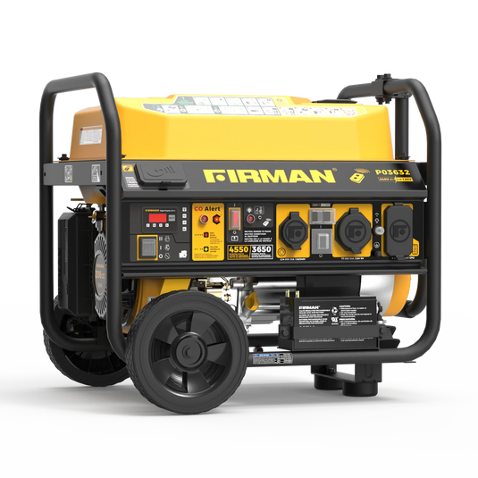 Firman Gas Portable Generator 4550/3650W Remote Start 120/240V CO Alert  p03632 - Backup Generator Store