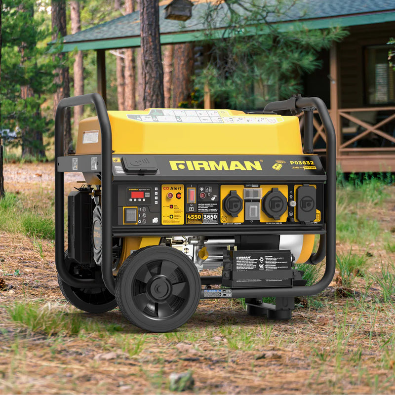 Load image into Gallery viewer, Firman Gas Portable Generator 4550/3650W Remote Start 120/240V CO Alert  p03632 - Backup Generator Store
