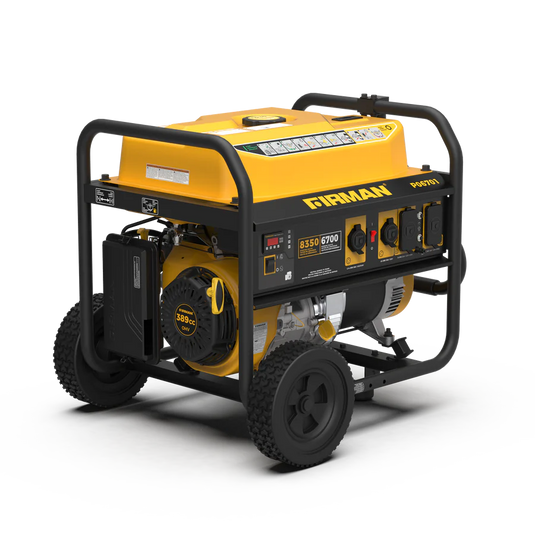 Firman Gas Portable Generator 8350W Recoil Start 120/240V p06701 - Backup Generator Store