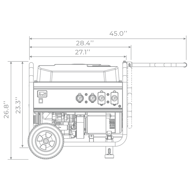Load image into Gallery viewer, Firman Gas Portable Generator 8350W Recoil Start 120/240V p06701 - Backup Generator Store
