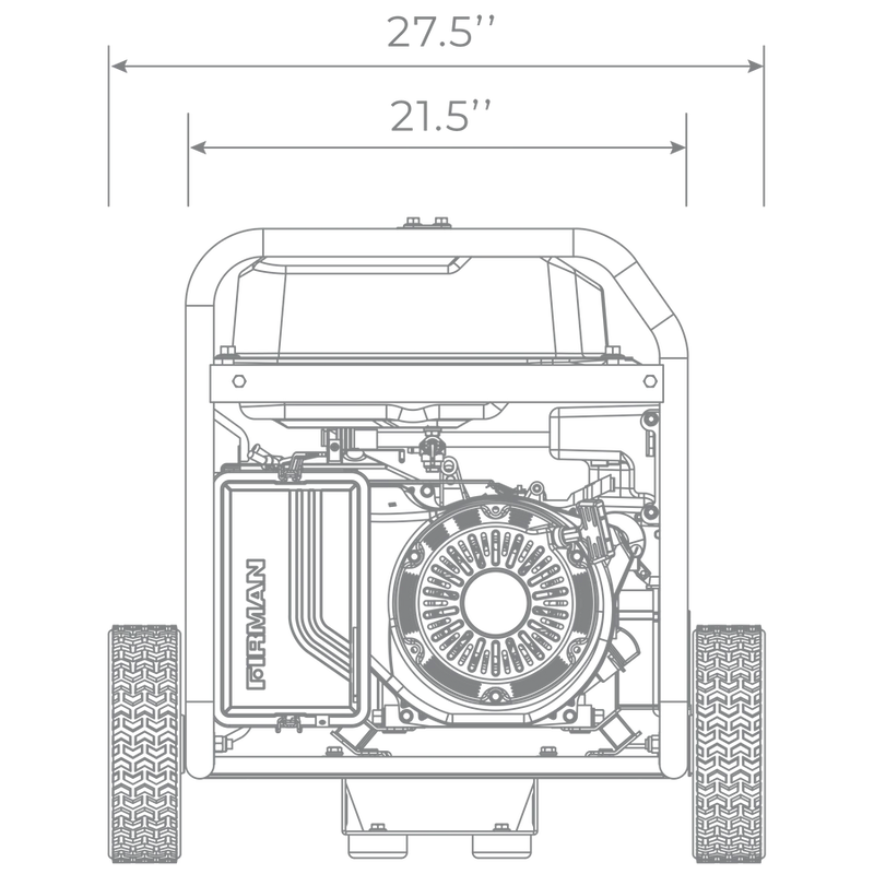 Load image into Gallery viewer, Firman Gas Portable Generator 8350W Recoil Start 120/240V p06701 - Backup Generator Store
