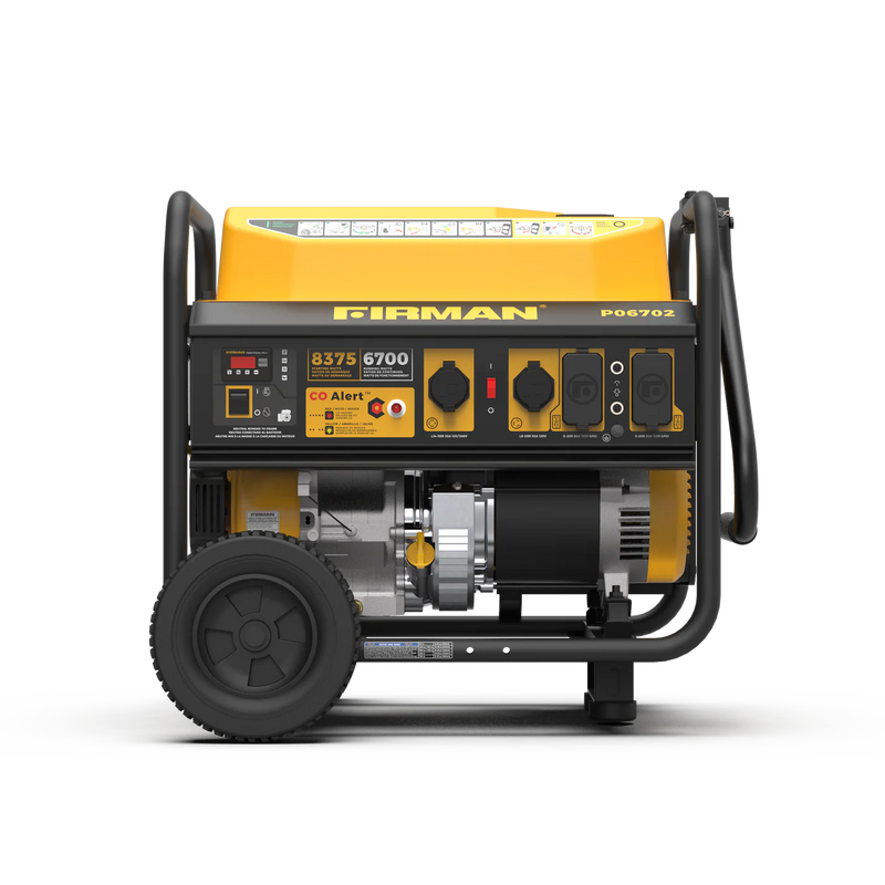 Load image into Gallery viewer, Firman Gas Portable Generator 8375W Recoil Start 120/240V With CO Alert p06702 - Backup Generator Store
