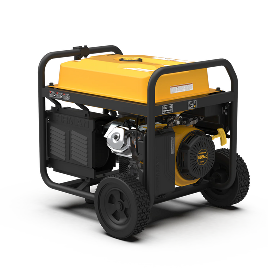 Firman Gas Portable Generator 8375W Recoil Start 120/240V With CO Alert p06702 - Backup Generator Store