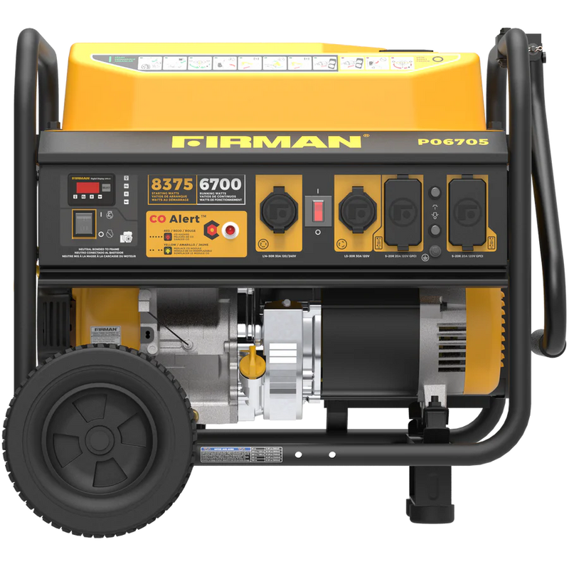 Load image into Gallery viewer, Firman Gas Portable Generator 8375W Recoil Start 120/240V With CO Alert - Backup Generator Store
