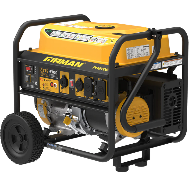 Load image into Gallery viewer, Firman Gas Portable Generator 8375W Recoil Start 120/240V With CO Alert - Backup Generator Store
