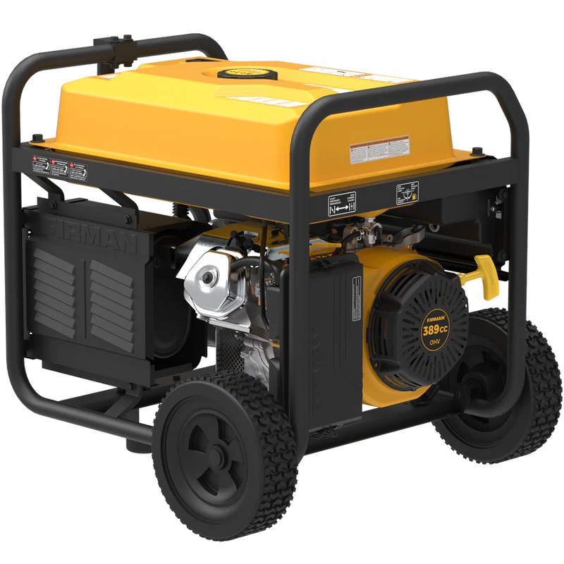 Load image into Gallery viewer, Firman Gas Portable Generator 8375W Recoil Start 120/240V With CO Alert - Backup Generator Store
