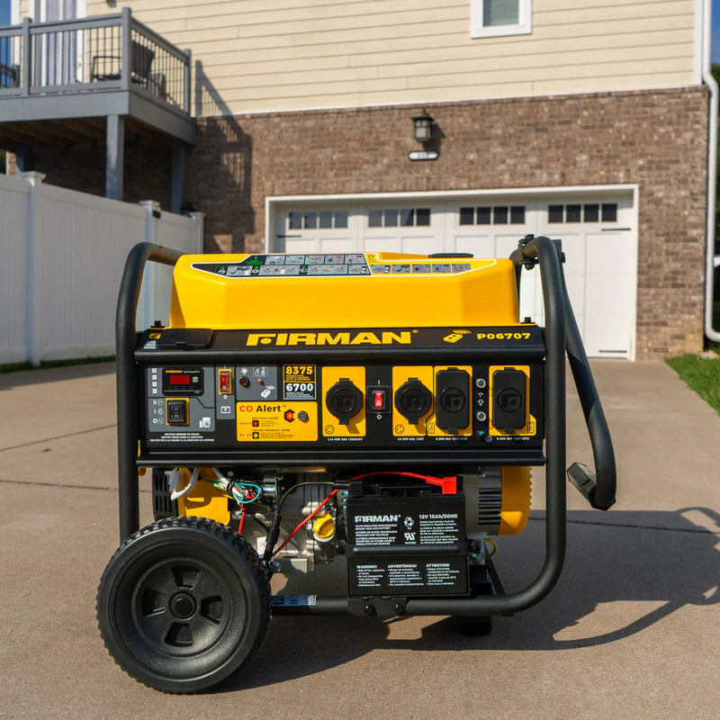 Load image into Gallery viewer, Firman GAS PORTABLE GENERATOR 8375W REMOTE START 120/240V  p06707 - Backup Generator Store
