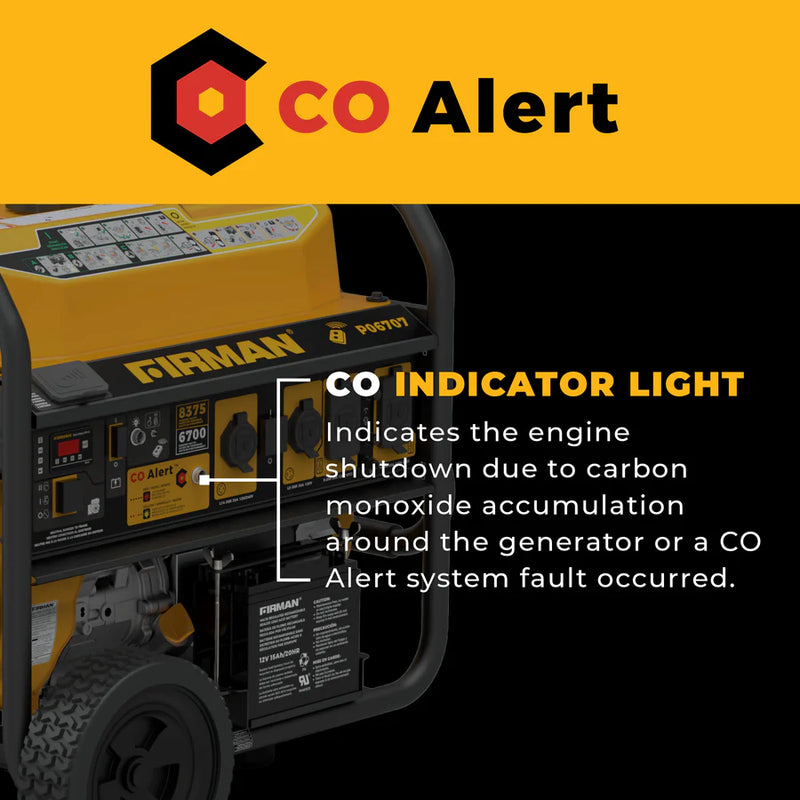 Load image into Gallery viewer, Firman GAS PORTABLE GENERATOR 8375W REMOTE START 120/240V  p06707 - Backup Generator Store
