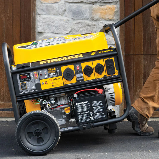Firman Gas Portable Generator 10000W Remote Start 120/240V with CO Alert p08008 - Backup Generator Store