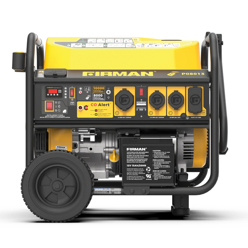 Load image into Gallery viewer, Firman Gas Portable Generator 10000W Remote Start 120/240V with CO alert p08013 - Backup Generator Store
