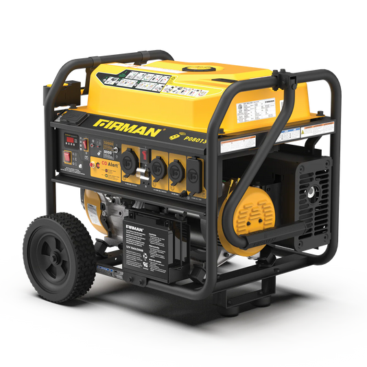 Firman Gas Portable Generator 10000W Remote Start 120/240V with CO alert p08013 - Backup Generator Store