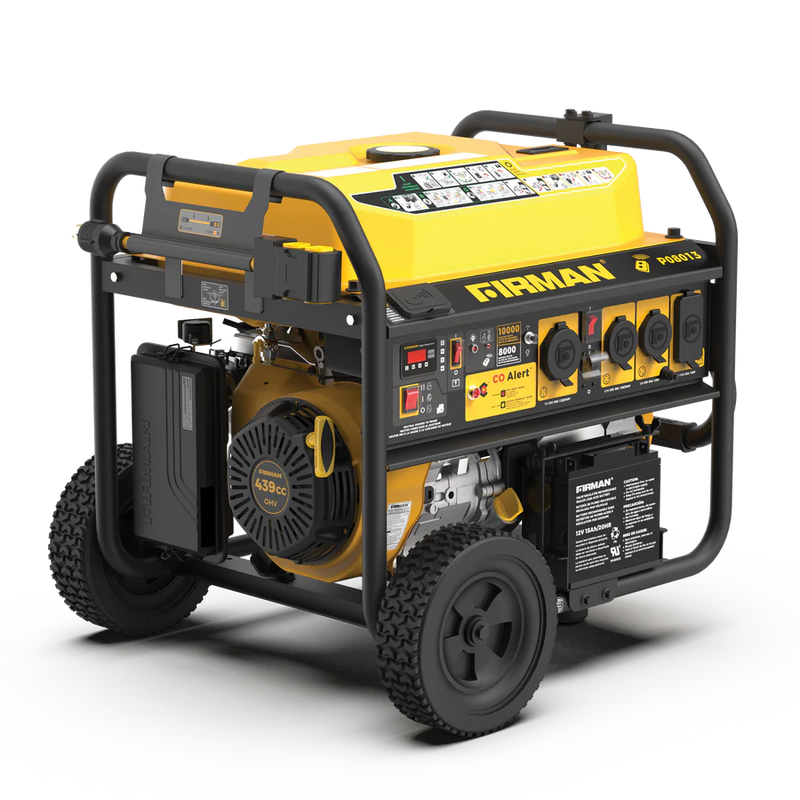 Load image into Gallery viewer, Firman Gas Portable Generator 10000W Remote Start 120/240V with CO alert p08013 - Backup Generator Store
