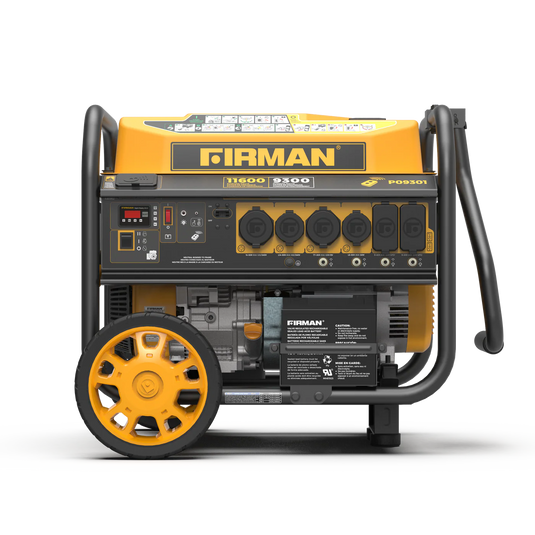 Firman Gas Portable Generator 11600W Remote Start 120/240V p09301 - Backup Generator Store