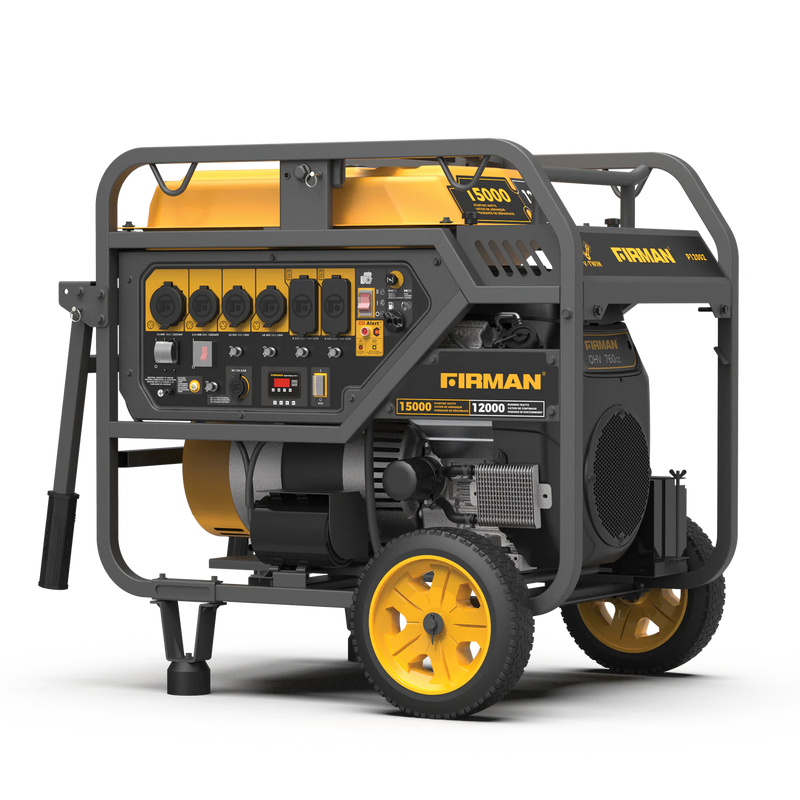 Load image into Gallery viewer, Firman Gas Portable Generator 15000W Electric Start 120/240V with CO Alert p12002
