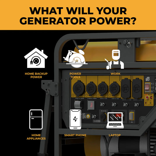Firman Gas Portable Generator 15000W Electric Start 120/240V with CO Alert p12002