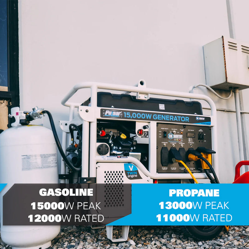 Load image into Gallery viewer, Pulsar 15,000 Watt Dual-Fuel Portable Generator with CO Sentry PG15KVTWBCO
