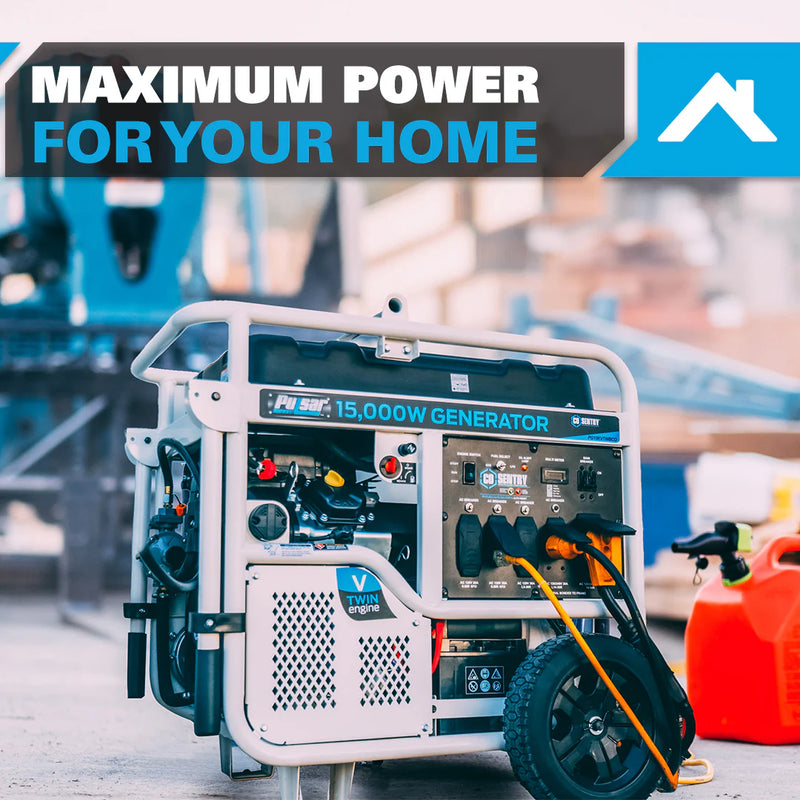 Load image into Gallery viewer, Pulsar 15,000 Watt Dual-Fuel Portable Generator with CO Sentry PG15KVTWBCO
