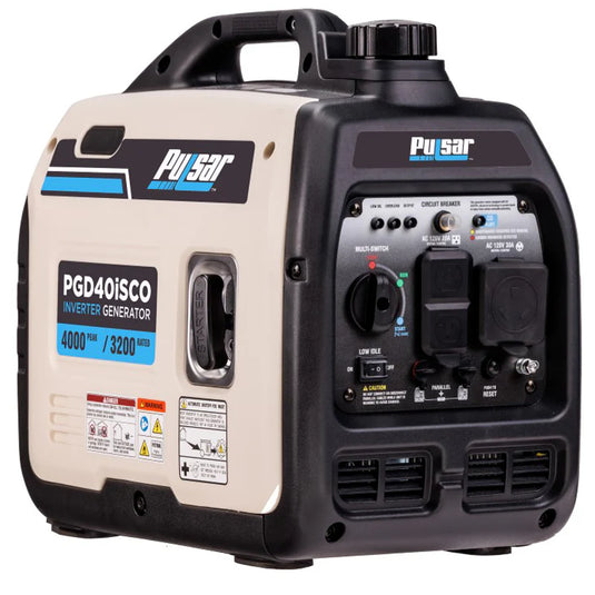 Pulsar 4,000 Watt Inverter Generator with CO Sentry PGD40iSCO