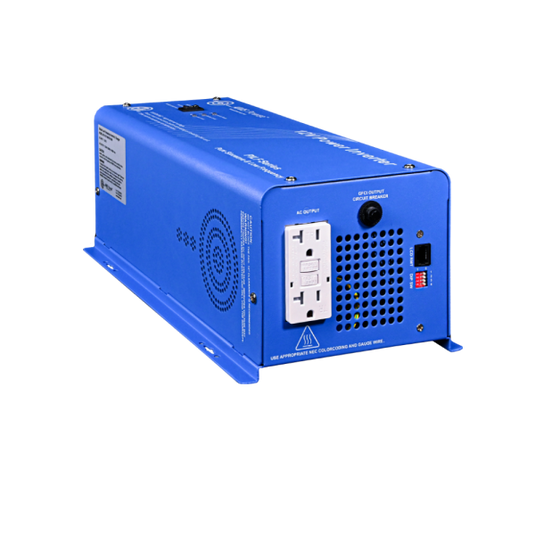 AIMS Industrial 1500 Watt 12V Low Frequency Pure Sine Inverter ETL Listed Conforms to UL458/CSA