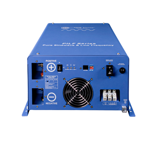 AIMS Industrial 2000 Watt 12V Low Frequency Pure Sine Inverter ETL Listed Conforms to UL458/CSA PILF20W12V120V