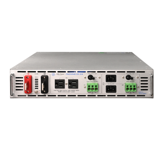 Aims 3000 Watt NEGATIVE 48 Volt Rack Mount Inverter To 120 Volt AC – 2U (-48V)  PRM3KWN48120S